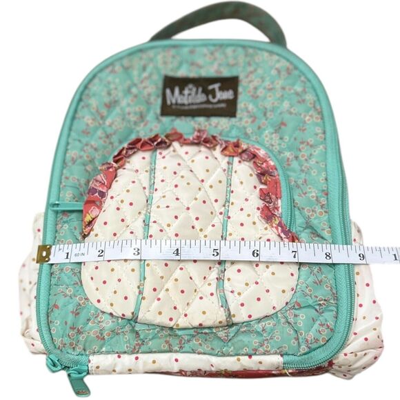 Matilda Jane Floral Lunch Bag Girls Pastel Floral Ruffle Insulated Lunch Tote - Picture 9 of 10